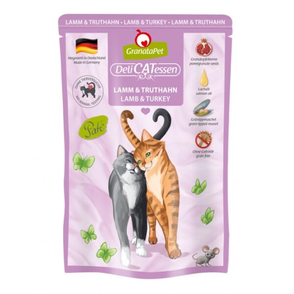 GranataPet Delicatessen Pouch Lamm & Truthahn Katzennassfutter