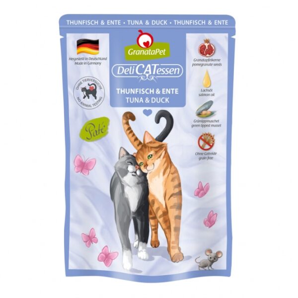 GranataPet Delicatessen Pouch Thunfisch & Ente Katzennassfutter