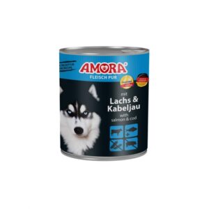 AMORA Dog Fleisch Pur Lachs & Kabeljau