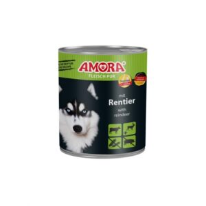 AMORA Dog Fleisch Pur Rentier