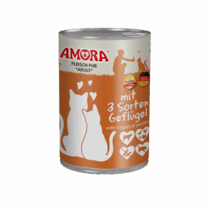Amora Cat Dose Fleisch Pur 3 Sorten Geflügel