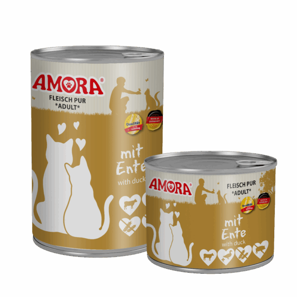 Amora Cat Dose Fleisch Pur mit Ente