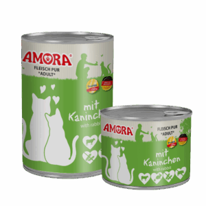 Amora Cat Dose Fleisch Pur mit Kaninchen