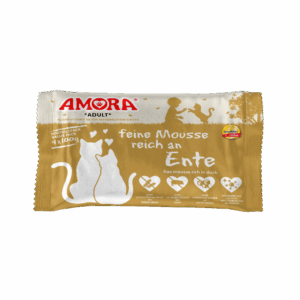 Amora Cat PB feine Mousse reich an Ente 4x100g
