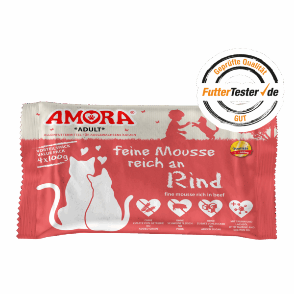 Amora Cat PB feine Mousse reich an Rind