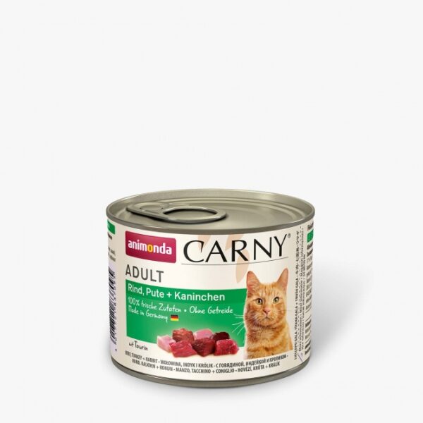 Animonda Cat Dose Carny Adult Rind & Pute & Kaninchen-200g