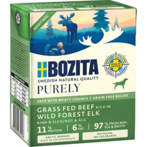 Bozita Dog Tetra Purely Paté mit Rind & Elch