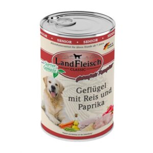 Landfleisch Dog Classic Senior Geflügel mit Reis, Paprika & Gartengemüse