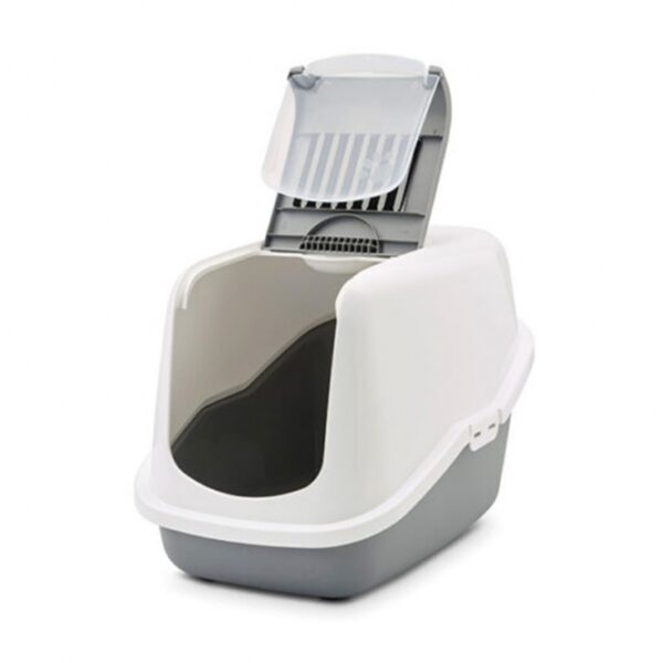 Savic-Katzentoilette-Nestor-weiss-grau-2