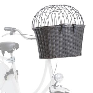 Trixie Front-Fahrradkorb aus Polyrattan-1