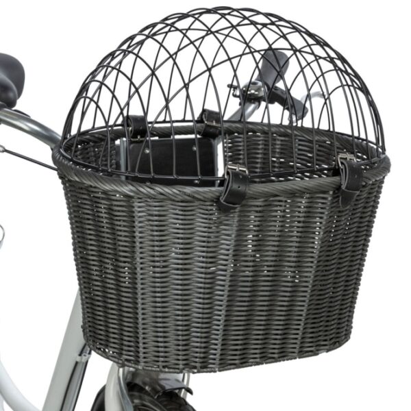Trixie Front-Fahrradkorb aus Polyrattan-10