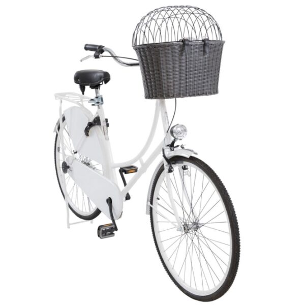 Trixie Front-Fahrradkorb aus Polyrattan-2
