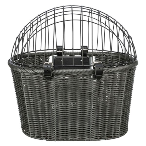 Trixie Front-Fahrradkorb aus Polyrattan-3