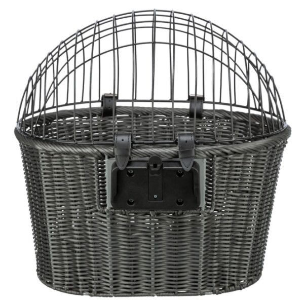 Trixie Front-Fahrradkorb aus Polyrattan-4