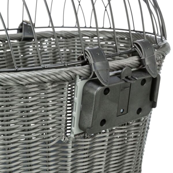 Trixie Front-Fahrradkorb aus Polyrattan-7