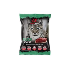 alpha spirit Cat Snacks Bag Ente 